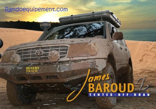 TENTE DE TOIT JAMES BAROUD Tentes toit 4x4 VOITURES en polyester rigide