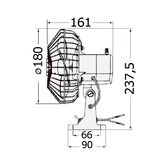 VENTILATEUR OSCILLANT 12V image 1
