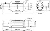 TREUIL 4X4 COMEUP DS9.5 - COMEUP WINCH 4309 KG - 12V image 1
