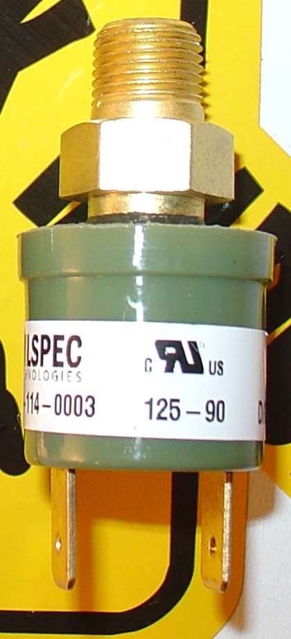 x ةLECTROVANNE 135PSI (9.3 BARS) Pressostat