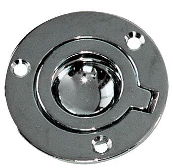 BOUTON ANNEAU LAIT. CHROME AVEC FIXATION INVISIBLE