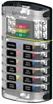 BOITE POUR FUSIBLES A FICHE BOITE 6 FUSIBLES 153 X 51 MM