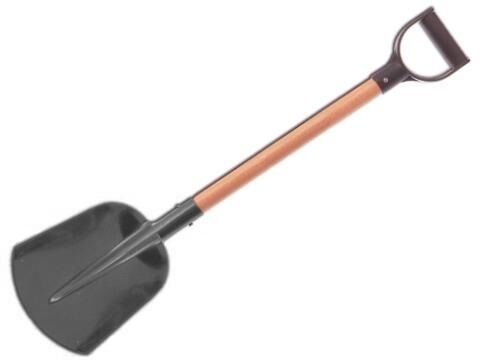 PELLE EN ALUMINIUM AVEC MANCHE EN BOIS POUR SABLE ET NEIGE 4x4 - Pelle raid 4x4