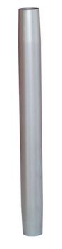 PIED STANDARD AMOVIBLE:TUBE CONIQUE ALUMINIUM ANODISE 600 pour pied de table