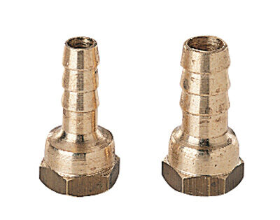 RACCORD LAITON DROIT 3/8 POUR TUYAU SOUPLE DE DIAM. 10 PAR 2