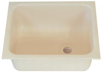 EVIER RECTANGULAIRE PLASTIQUE SANS BONDE
