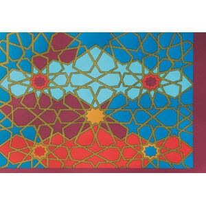 LOT DE 2 SETS DE TABLE SILICONE MOUCHARABIEH - 42 X 33CM