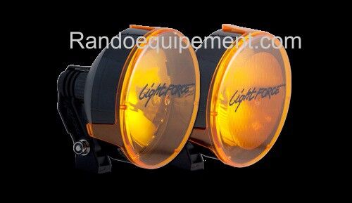 x LIGHT FORCE 140: Cache/Filtre AMBRE pour longue portée Light Force