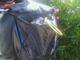x SAC POUR POUBELLES sanglé sur roue de secours 4x4 ECOBAG image 1