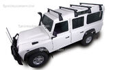 PIEDS LATERAUX RHINO-RACK POUR BARRE DE TOIT LAND ROVER DEFENDER 90 / 110 / 130 image 1