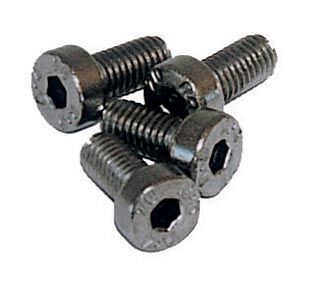 VIS MةTAUX. TتTE CYLINDRIQUE LARGE INOX A4 + ةCROU. 5 X 50 PAR 6
