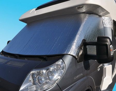 Rideaux pare-soleil magnétique pour Ford Transit 2014-2023 Noir Tissu