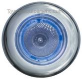 x SPOT INOX A LED BLANC ANNEAU BLEU - spot inox à led blanc anneau bleu image 1