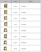 Accessoires pour lames: jumelles pour lames de suspension image 1