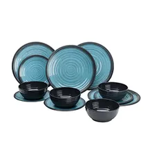 service-a-vaisselle-v12-pieces-granite-bleu-pour-camping-car-et-bateau