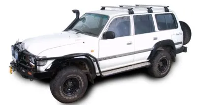 toyota-hdj-80-barre-de-toit-transversale-rhinorack-sur-rails-longitudinaux