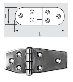 CHARNIERE SS LONG 127MM LARG 41MM