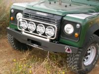 LAND ROVER DEFENDER PARE CHOC/PLATINE TREUIL + SKI AVANT