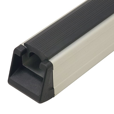 BARRE TRANSVERSALE RHINORACK POUR 4X4 LONGUEUR 1.37 m (EN ALUMINIUM NOIR )