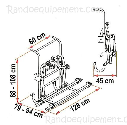 PORTE-VELOS LIFT 77 Carry Bike