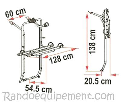 PORTE-VELOS VITO MERCEDES Jusqu’en 2004 Carry Bike