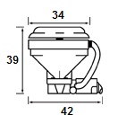 WC NAUTIQUE BROYEUR 12 V TMC - wc broyeur nautique 12 v TMC