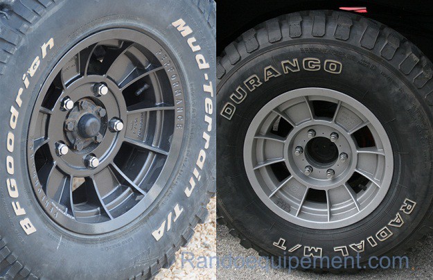 TOYOTA  74 HZJ 74/78/79/105: Jante TX NOIRE 16 X 7