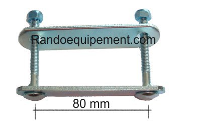 PATTE DE FIXATION 80 - Brides large pour tente de toit James Baroud
