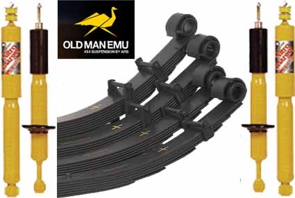 Kit de suspensions FORD MAZDA RANGER - Dureté: Lourd - Lames Ressorts et BT