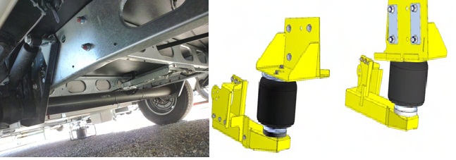 x AL-KO X250 Suspension pneumatique auxiliaire 2010