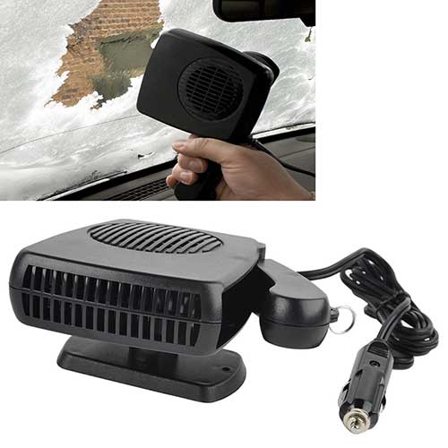 RYRDWP Chauffage de voiture portable 12 V Ventilateur de voiture Chauffage  rapide Dégivrage Désembuage