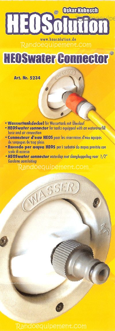 Bouchon du réservoir d'eau propre DIN 96, Réservoir d´eau pour camping-car, Eau,Sanitaire,WC chimique camping,Toilette de camping, Accessoires  Camping-car