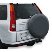 Housse de roue de secours noire pour auto voiture 4x4 caravane camping car utilitaire pour taille 235/60R16