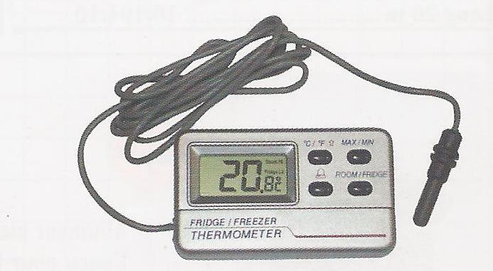 Thermomètre numérique pour réfrigérateur/congélateur pour