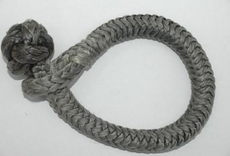 Corde synthétique à manille souple, faible usure, 7 tonnes de force de  traction, tissage serré, corde de récupération de route synthétique légère  pour