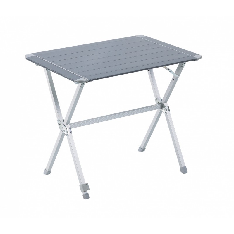 TABLE DE CAMPING PLIABLE ET RÉGLABLE - OVALE - 6 PERSONNES