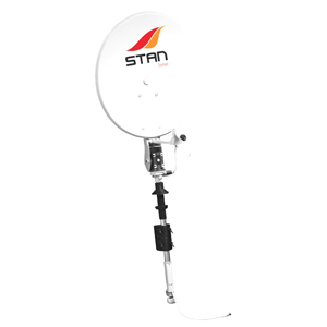 Antenne Parabolique Manuelle CTVSAT 65 - Antenne Seule Sans Démodulateur - Pour Réception Satellite