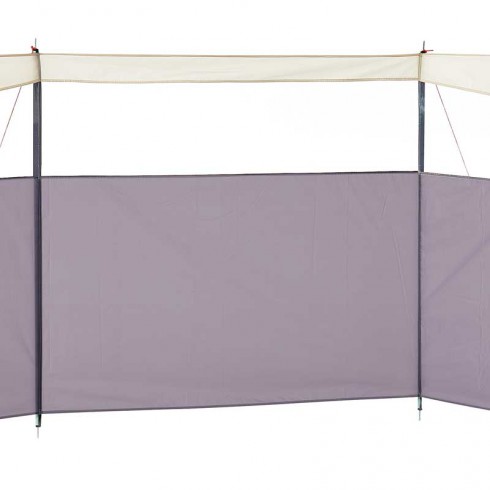 Jupe De Pare-brise Pour Auvent De Caravane - 7 M X 50 Cm Avec Cache-roues, Ventouses Et Piquets - Protection Vent/soleil