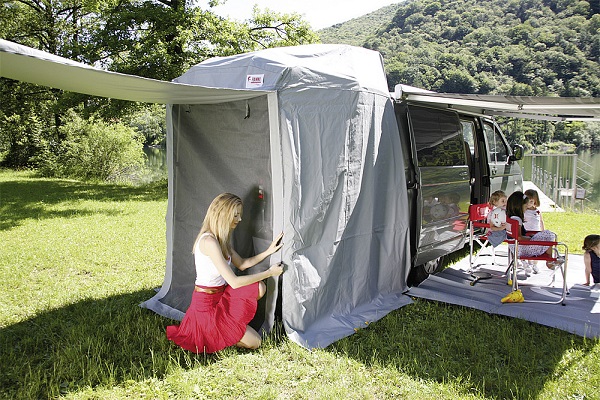 Auvent De Porte Arrière Pour Van - Imperméable 180x114 Cm, 4 Sangles Anti-vent, Avec Sac De Rangement