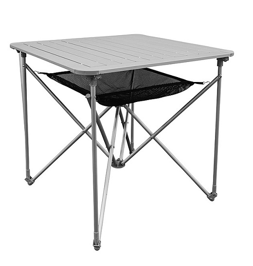 TABLE PLIANTE DE CAMPING CARRÉ - POUR 4 PERSONNES