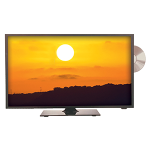 STANLINE Téléviseur 19 HD LED dalle inversé + lecteur DVD