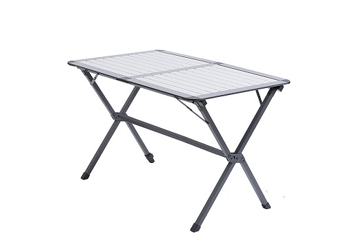 TABLE PLIANTE - ROULANTE - ALUMINIUM 140 CM